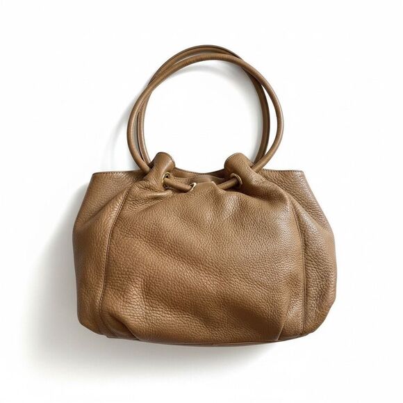 Michael Kors Brown Pebbled Leather Tote Bag / EUC - Picture 5 of 11